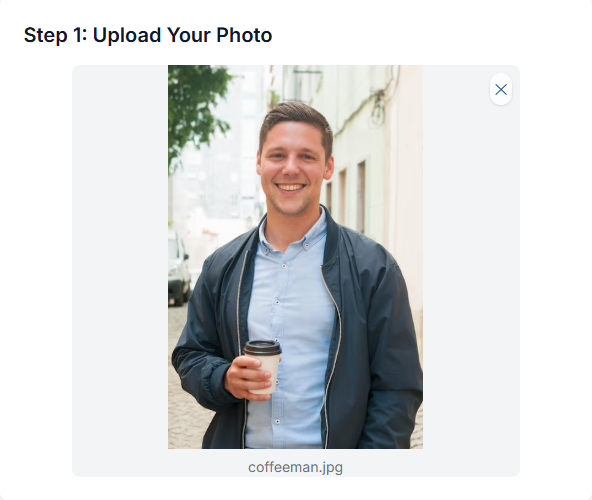 Step 1: Upload Your Photo